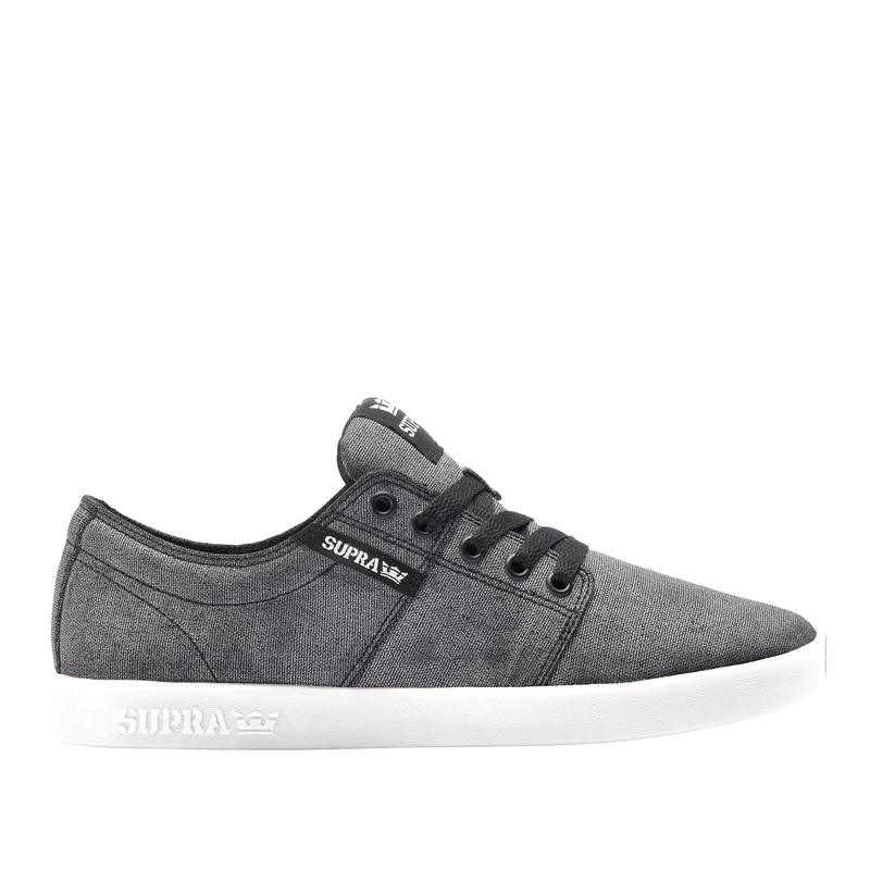 Supra STACKS II Sneaker Low Damen DunkelGrau Sale FZCHP8146